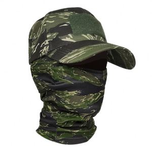 2PCS Outdoor Dustproof <b>Scarf</b> Integrated <b>Hat</b> Camouflage Breathable Suitable for Sports Fishing, Hiking, Outdoor Sun protection - Product Image 5