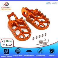 Pièces de moto tout-terrain XGS, pédales antidérapantes en aluminium CNC, repose-pieds pour moto, pour 125-530 EXC/EXC-F 2017-2023 250SX
