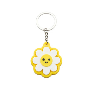 Sac à chaîne de perles colorées style Instagram version coréenne FUSEJOY, avec décoration mignonne de fleurs et de visages souriants, porte-clés pour étudiants - Product Image 4