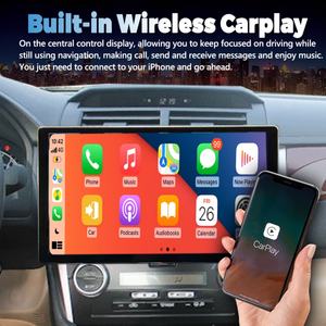 Reproductor Multimedia para Auto con Pantalla 2K de 13.3 Pulgadas y Android 13 para Toyota Camry 2014-2017, Estéreo, GPS, Navegación, Carplay Inalámbrico - Product Image 6