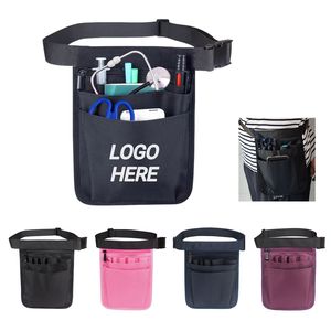 กระเป๋าจัดระเบียบเข็มขัดเครื่องมือพยาบาลอเนกประสงค์ผ้าออกซ์ฟอร์ดขนาด25*18ซม. กระเป๋าคาดเอวมีหลายช่องสำหรับพยาบาล - Product Image 4