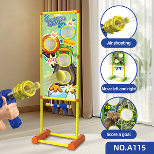 Jeu de tir pour enfants personnalisé, jouets à deux pistolets, jeu de tir à cible mobile, jouet de tir au pistolet à air comprimé en mousse, balles souples, frappe moi, canard - Product Image 4