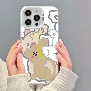Quan tâm Puppy Pattern in laser cứng PC TPU điện thoại di động Bìa trường hợp đối với <span class=keywords><strong>iPhone</strong></span> x XR XS 11 12 13 14 15 16 17 không khí Pro Max - Product Image 2