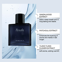 Парфюм-спрей Roxelis Charmig Cologne 50 мл для мужчин, аромат Blue Domain, стойкий запах, феромоны, для флирта и романтических свиданий
