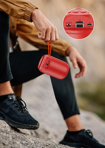 Wireless Portable Outdoor BT <b>Speaker</b> with FM Radio RGB Lighting Mini Card-Reading Audio <b>for</b> Outdoor Use - Product Image 6