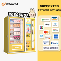 Distributeur automatique de boîtes mystère de jeux personnalisées, conception de logo et d'autocollants gratuite, paiement par carte de crédit, grande capacité