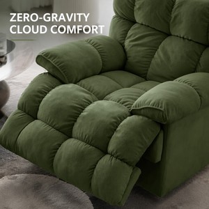 Fauteuil de salon pivotant et chauffant de première classe, style capsule nuage moderne, avec esthétique capsule nuage et fonctionnalités modernes - Product Image 4