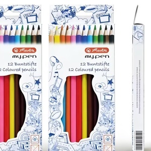 Crayons de dessin pour enfants les plus vendus, crayons en bois de 12 couleurs avec boîte d'emballage, marché africain - Product Image 5