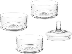 Bocaux <span class=keywords><strong>de</strong></span> <span class=keywords><strong>pharmacie</strong></span> modernes en verre, support rond à 3 niveaux pour bonbons, biscuits et desserts - Product Image 5