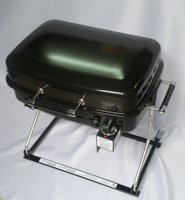 Four à pizza portable pliable RV04, barbecue à gaz rond simple en acier noir moderne pour bateau, camping-car, extérieur, facile à nettoyer