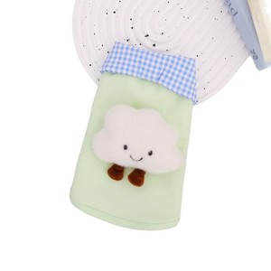 Cárdigan de felpa Pet Cloud para perros y gatos, ropa de primavera y otoño, abrigo con cuello a cuadros de diseño bonito de poliéster suave - Product Image 5