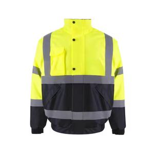 Sudadera Térmica Reflectante ANSI Clase 2 de Forro Polar, Sudadera de Seguridad de Alta Visibilidad de Poliéster con Capucha Desmontable - Product Image 2