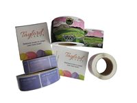 Autocollants en vinyle imperméables personnalisés, cadre photo pour gâteau d'anniversaire, étiquettes adhésives, étiquettes artisanales multicolores personnalisées, étiquettes pour desserts