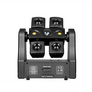 Mini projecteur LED 4-en-1 <span class=keywords><strong>Dragonfly</strong></span> avec faisceau stroboscopique RGBW pour bars, soirées, spectacles et éclairage DJ/discothèque - Product Image 1