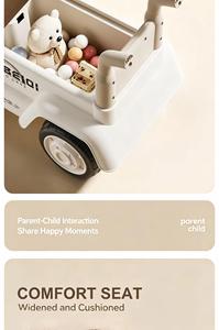 Camioneta de Remolque Retro para Niños Pequeños con Música y Luces, Ruedas Silenciosas, Antivuelco, Carro Deslizante para Niños de 1+ Años - Product Image 6