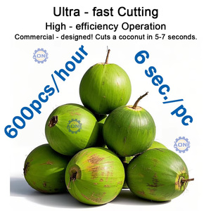 Best Price Wholesale Coconut Cutting Machine Coconut Water Extractor Coconut Shell Cutting Machine for Small Business - Product Image 5