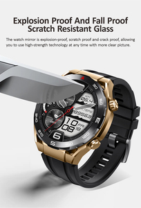 HK5 <span class=keywords><strong>Hero</strong></span> สมาร์ทวอทช์ผู้ชายกันน้ำได้, สมาร์ทวอทช์ออกกำลังกายแบตเตอรี่ขนาดใหญ่380mAh สำหรับกลางแจ้ง - Product Image 4