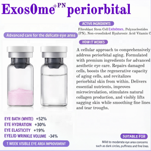 Suero de <span class=keywords><strong>Terapia</strong></span> con Células Madre Exoso PDRN en Polvo Liofilizado Periorbital para Eliminar las Ojeras y las Bolsas Debajo de los Ojos - Product Image 5