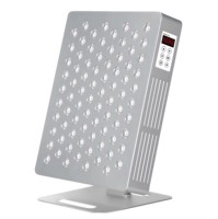 Sunsred 400W Panneau de sauna LED à lumière rouge à 5 longueurs d'onde pour usage domestique, en aluminium, pour le corps entier, avec écran tactile et télécommande