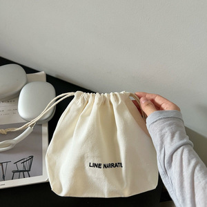 Sacs à chaussures en toile de coton mousseline blanche avec cordon de serrage, personnalisables avec logo, sacs anti-poussière et sacs à bijoux – Prix direct usine - Product Image 3