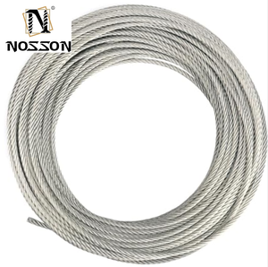 Cable de alambre de cuerda de barandilla de aparejo de acero inoxidable 304 316 7x7 7x19 cuerda de alambre de acero para cerca sombra vela planta escalada <span class=keywords><strong>tendedero</strong></span> - Product Image 3