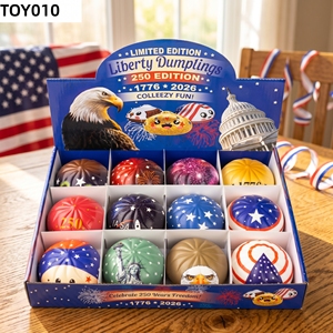 250.º Aniversario de los Estados Unidos, Nuevo Juguete Antiestrés de EVA con Forma de Cara Sonriente, para Niños de 5 a 7 Años, Caja Sorpresa - Product Image 1