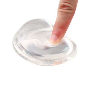 Mousepad दिल के आकार का पारदर्शी लवली सिलिका जेल माउस पैड हाथ तकिया क्रिस्टल <span class=keywords><strong>Armrest</strong></span> कलाई पीसी माउस पैड कार्यालय काम - Product Image 2