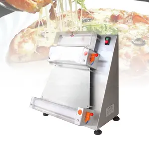 Restoran için otomatik pizza basın yufka açma makinesi silindir tabanı yapma pizza makinesi