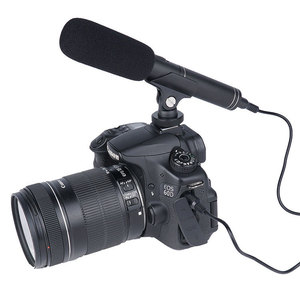 YELANGU Interview Microphone For <b>Camera</b> Clip On <b>Wired</b> With Foam Windscreen For Video Recording And Vlogging - Product Image 1