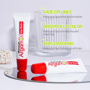 Lápiz labial con vitamina E, 10g, bálsamo labial, aceite de argán marroquí, repara rápidamente el secado y la descamación, hidratante de larga duración - Product Image 4