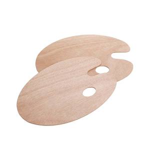 LISI Artist Oval Oil Paint Paleta de <span class=keywords><strong>madera</strong></span> para paletas de arte Mezcla de colores - Product Image 1
