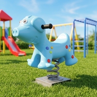 Cheval à bascule personnalisé pour enfants, en forme de différents animaux, pour aire de jeux extérieure de parc