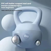 Kettlebell Multifuncional de PVC Relleno de Arena, Ecológico, Ergonómico, para Entrenamiento de Glúteos y Fuerza de la Parte Inferior del Cuerpo en Casa