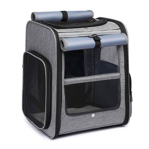 BSCI Factory Factory Custom Multifunction Portable Dog <b>Cat</b> Carrier Bag,Breathable <b>Cat</b> <b>Backpack</b> Carrier Back Pack - Product Image 2