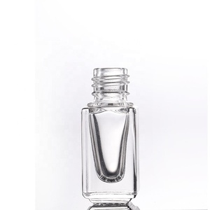 <strong>Mini</strong> Portable 3ml clear Transparent square Roll on <strong>Glass</strong> <strong>Bottle</strong> with Roll on Ball - Product Image 2