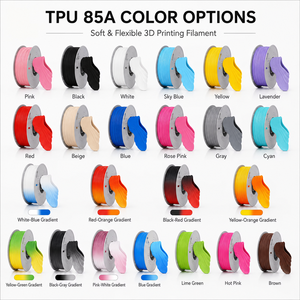 <span class=keywords><strong>Filament</strong></span> TPU ultra-doux Becreative OEM/ODM 85A 1,75 mm, couleur personnalisée, boîte d'étiquettes sur bobine, moulage 0,02 mm, matériau d'impression 3D, 1 kg/rouleau - Product Image 4