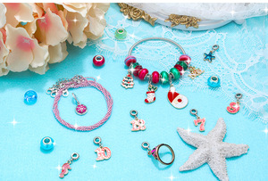 Wholesale DIY Jewelry Making Kit Stainless Steel <b>Beads</b> Handbag Accessories Free Shipping for Bulk Charm Bracelet Making Supplies - Product Image 5