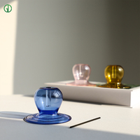 Porte bâton d'encens en verre cristal naturel unique et moderne diffuseur d'aromathérapie décoratif personnalisé de haute qualité