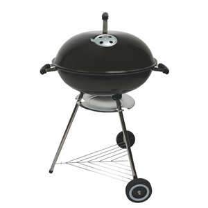 Barbecue rond avec couvercle et roues 73x57x100 - Product Image 2