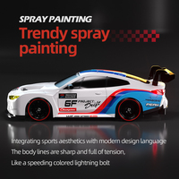 Coche de Carreras RC 4WD a Escala 1:24, 2.4GHz, Control Remoto Totalmente Proporcional, con Luz LED, Juguete para Niños