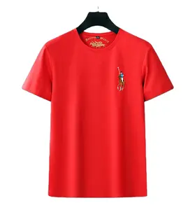 Latest Fashion Round Collar Shirt For Men Shirt Designs Customized TShirts Men Apparel