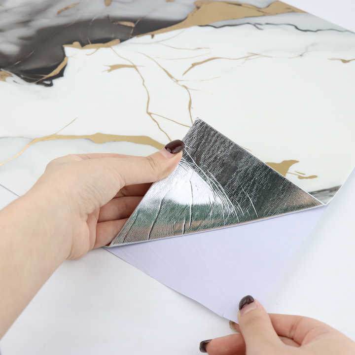 Hot Sale Modern Kitchen Wall Stickers Self-Adhesive Marble Design ...