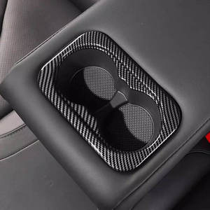 Marco Decorativo de Acero Inoxidable y Fibra de Carbono para la Tapa del Drenaje Trasero, Accesorios Interiores para <span class=keywords><strong>Auto</strong></span>, para ChangAn UNI-V 22, con 1 Año de Garantía - Product Image 4
