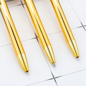 Wholesale Custom Logo 1.0Mm Business Gift Promotional Office Stationery <b>Retractable</b> Metal Ballpoint <b>Pens</b> - Product Image 4