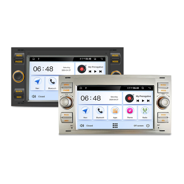 STWEI Android Auto Car Radio For Ford Focus Kuga MK2 Mondeo S/C Max Fiesta Fusion Kuga Galaxy Transit BT CarPlay DSP RDS GPS