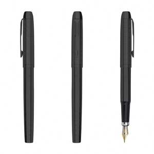 Pluma Estilográfica Parker de Metal de Alta Gama, con Recubrimiento en Oro Negro, Proveedor Oficial de Artículos de Papelería, con Logotipo Personalizado Grabado con Láser - Product Image 1