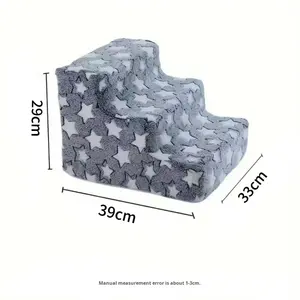 Umwelt freundliche Haustier-Nacht treppe Solides Muster Abnehmbare wasch bare kleine Hund Teddy Kletter leiter Katzen leiter Going <span class=keywords><strong>Bed</strong></span> - Product Image 4