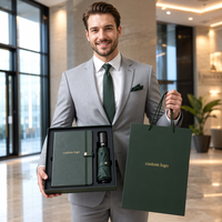Coffret Cadeau Parapluie et Carnet en Cuir PU Personnalisé avec Fermeture Magnétique, 100 Feuilles, Reliure Cousue, Power Bank – Carnet Premium Personnalisable