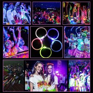 Nouveau Bracelet LED Lumineux 2025 pour Concerts, Conception Personnalisée, Bracelet Clignotant pour Fêtes - Product Image 6