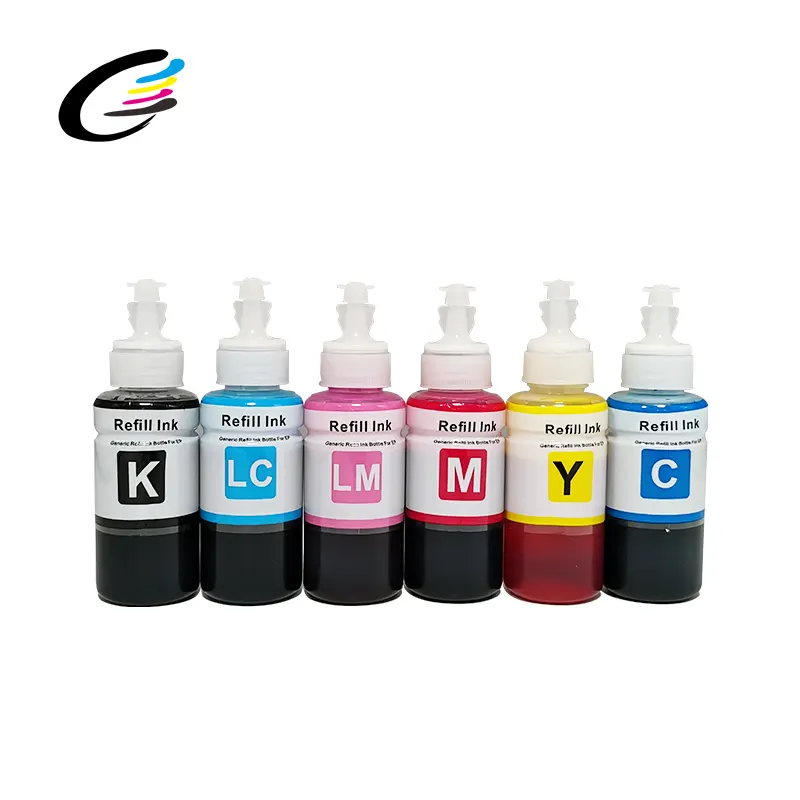 FCOLOR-recarga de tinta de impresión Digital, 70ml, a base de agua, para Epson L810 L805
